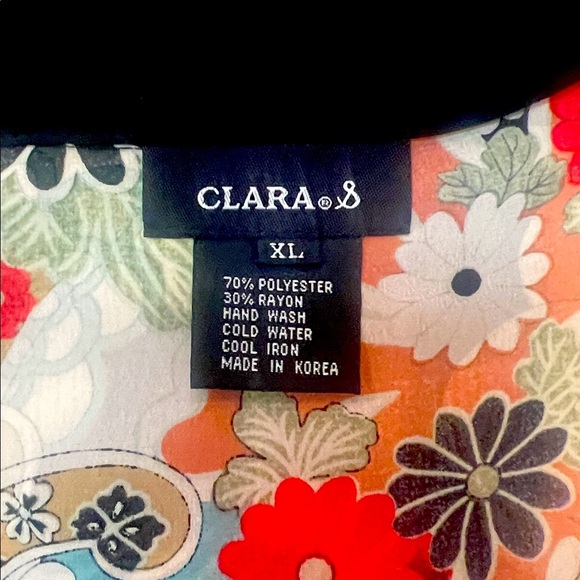 Floral Print Women's Sheer Blouse - Picture 6 of 6